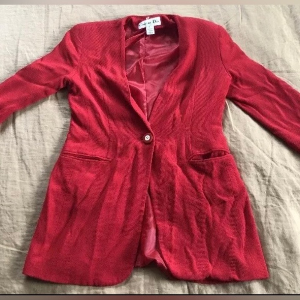 Vintage Christian Dior Women’s Blazer Jacket Size 8